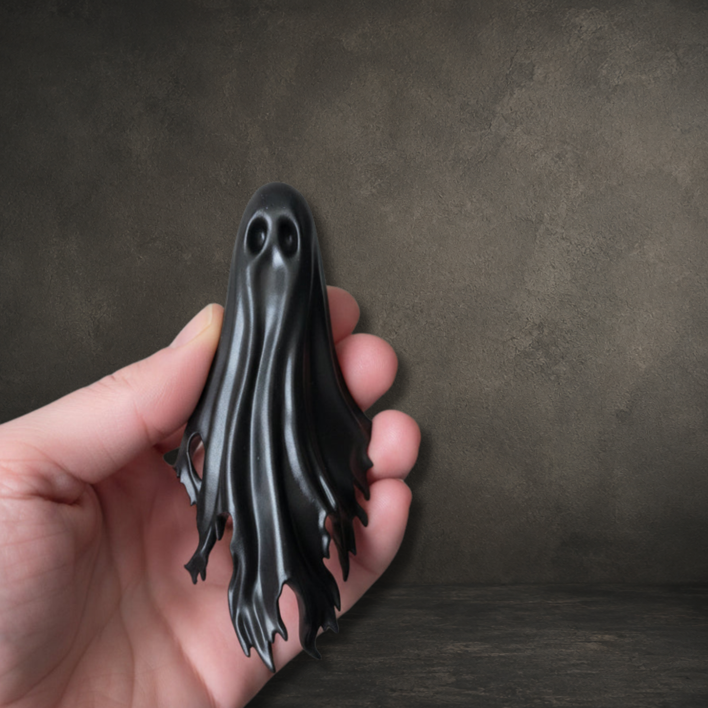 Ghost Spine Hugger Bookish Gift | Gothic Resin Book Shelf Decor for Readers