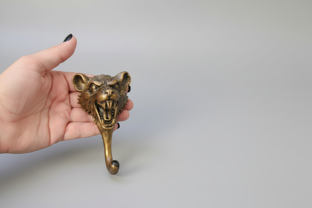 Rat king wall hook horror themed decor