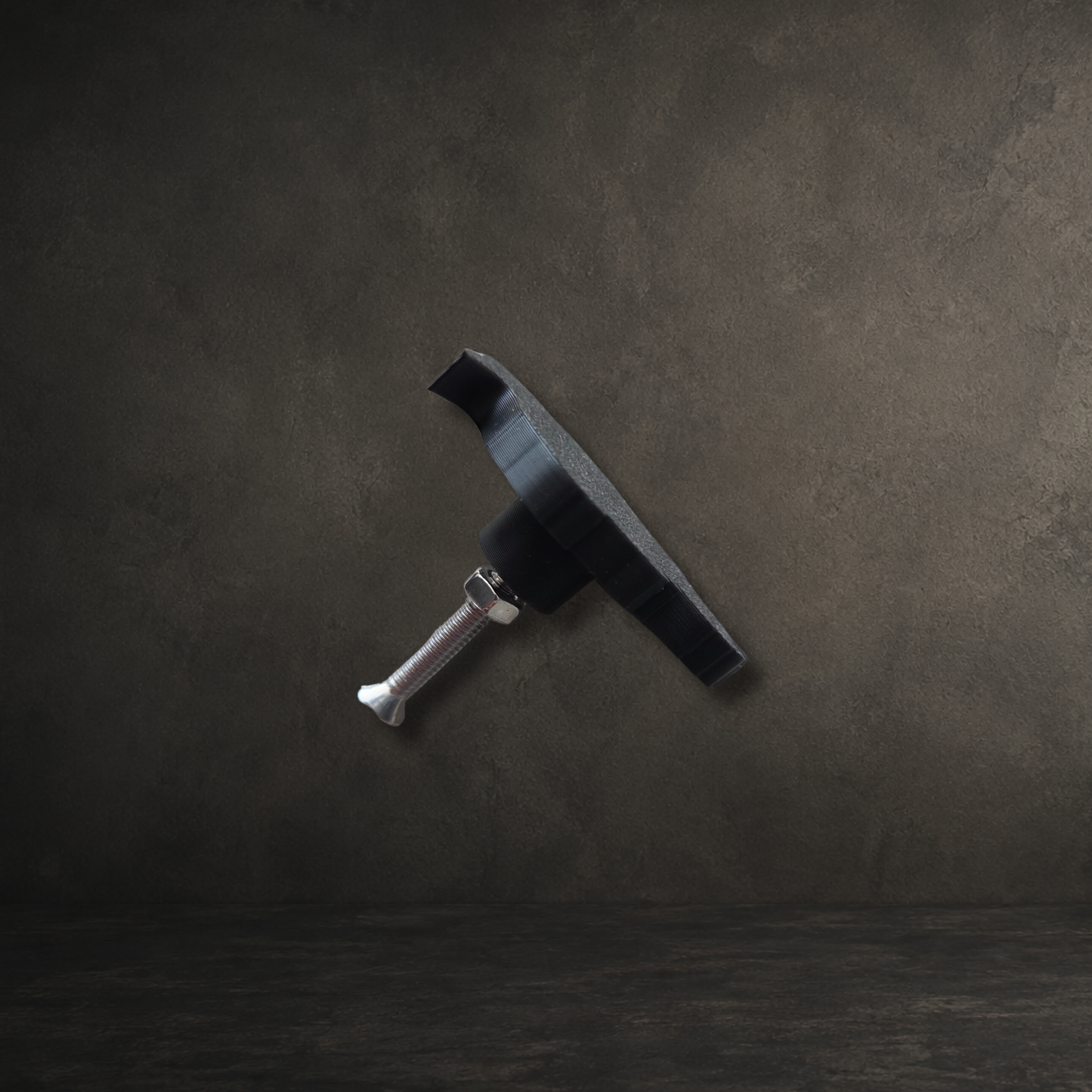 Decorative 3D printed raven cupboard handle with an M4 fixing screw, ideal for gothic, witchy and Halloween-inspired home décor.