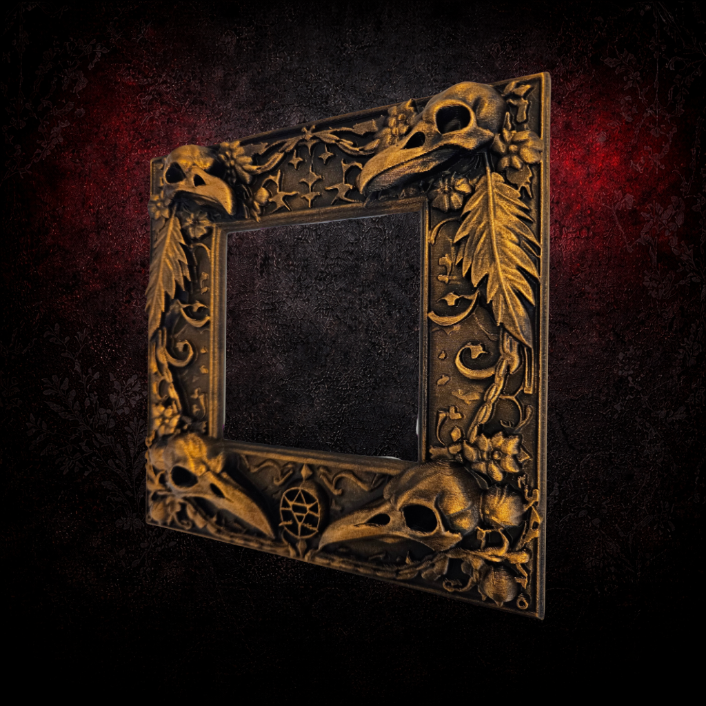 Corvid Requiem Raven Light Switch Surround