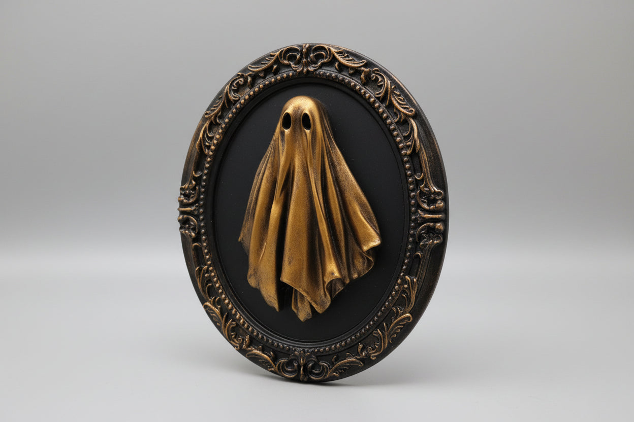 The Witness ghost frame displayed on wall gothic haunted decor Darkmoon Designs