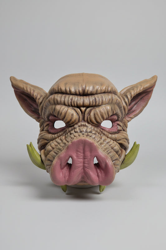 Latex Covered Boar Mask