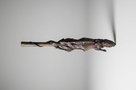 Rat on a stick
