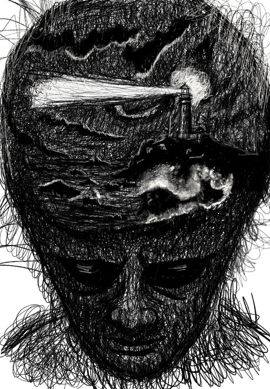 Hope - Inner Landscapes Gothic Art Print by Phil Potts