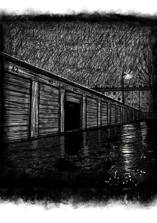 Presence - Echoes Collection - Gothic Fine Art A4 Print by Phil Potts