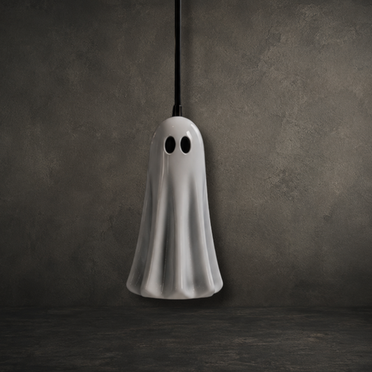 The Pulltergeist Ghost Light Pull - Hand Painted Resin Bathroom Decor