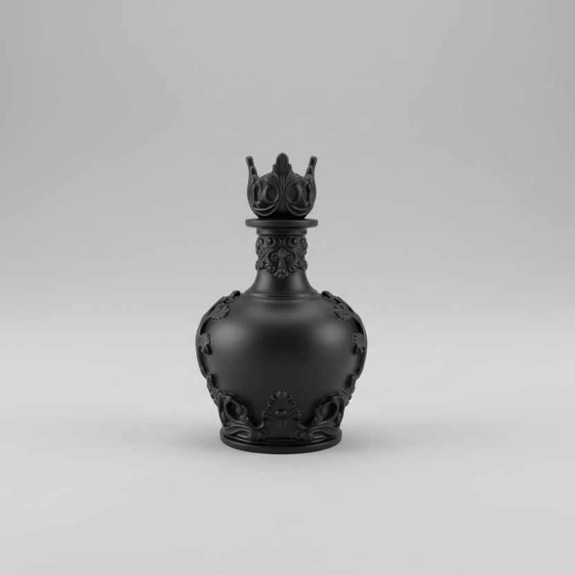Gothic potion bottle light pull for dark interiors