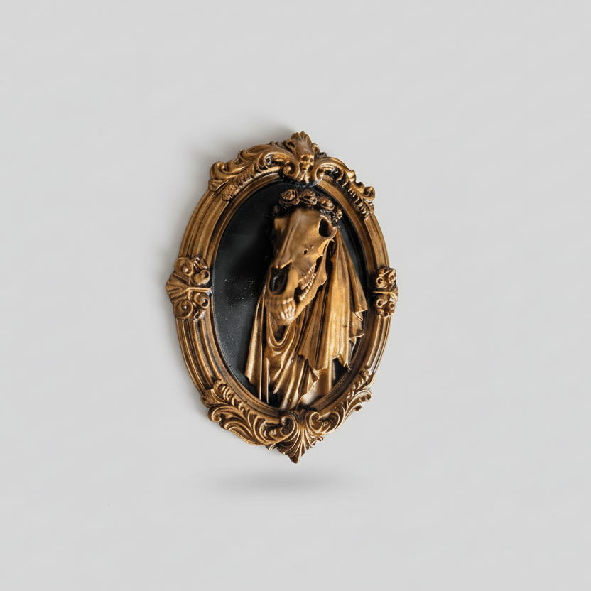 Baroque Mari Lwyd gothic wall ornament