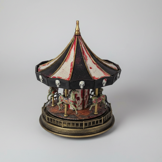 Carousel of the Dead gothic ornament dark carnival decor