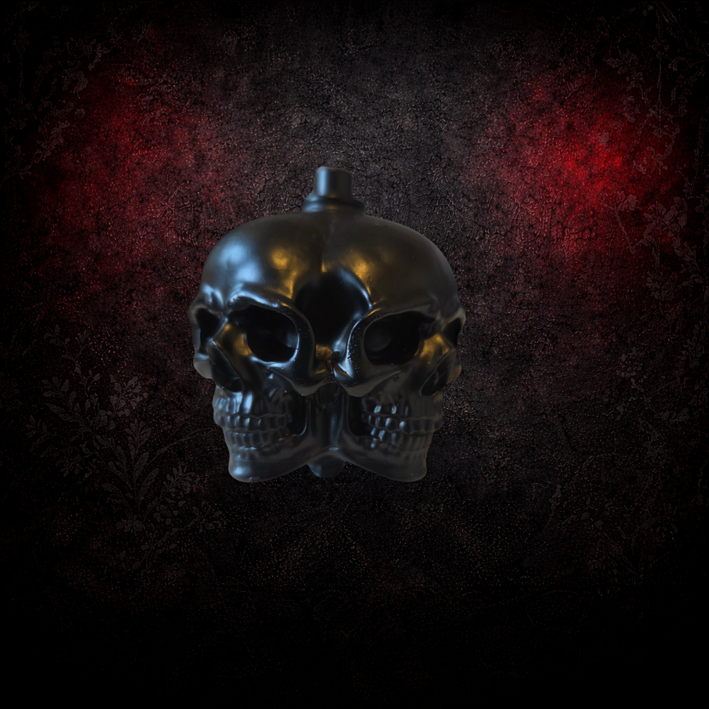 Conjoined skull themed gothic pull cord