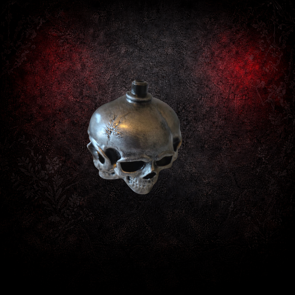 Decorative conjoined skull pull cord dark decor