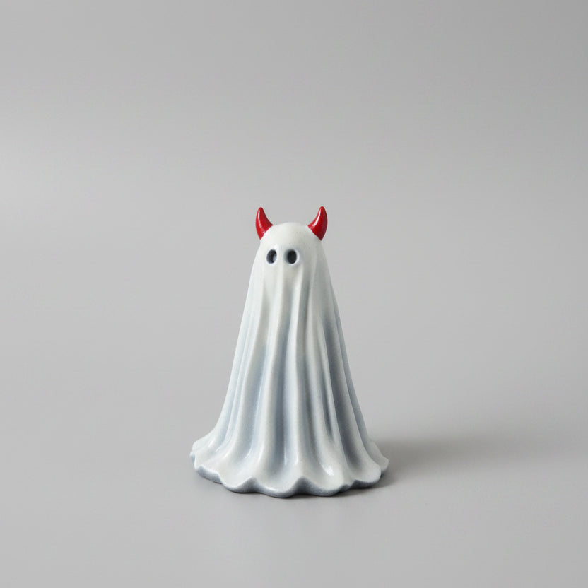Miniature gothic ghost named Little Malice from the Darkmoon ghost collection