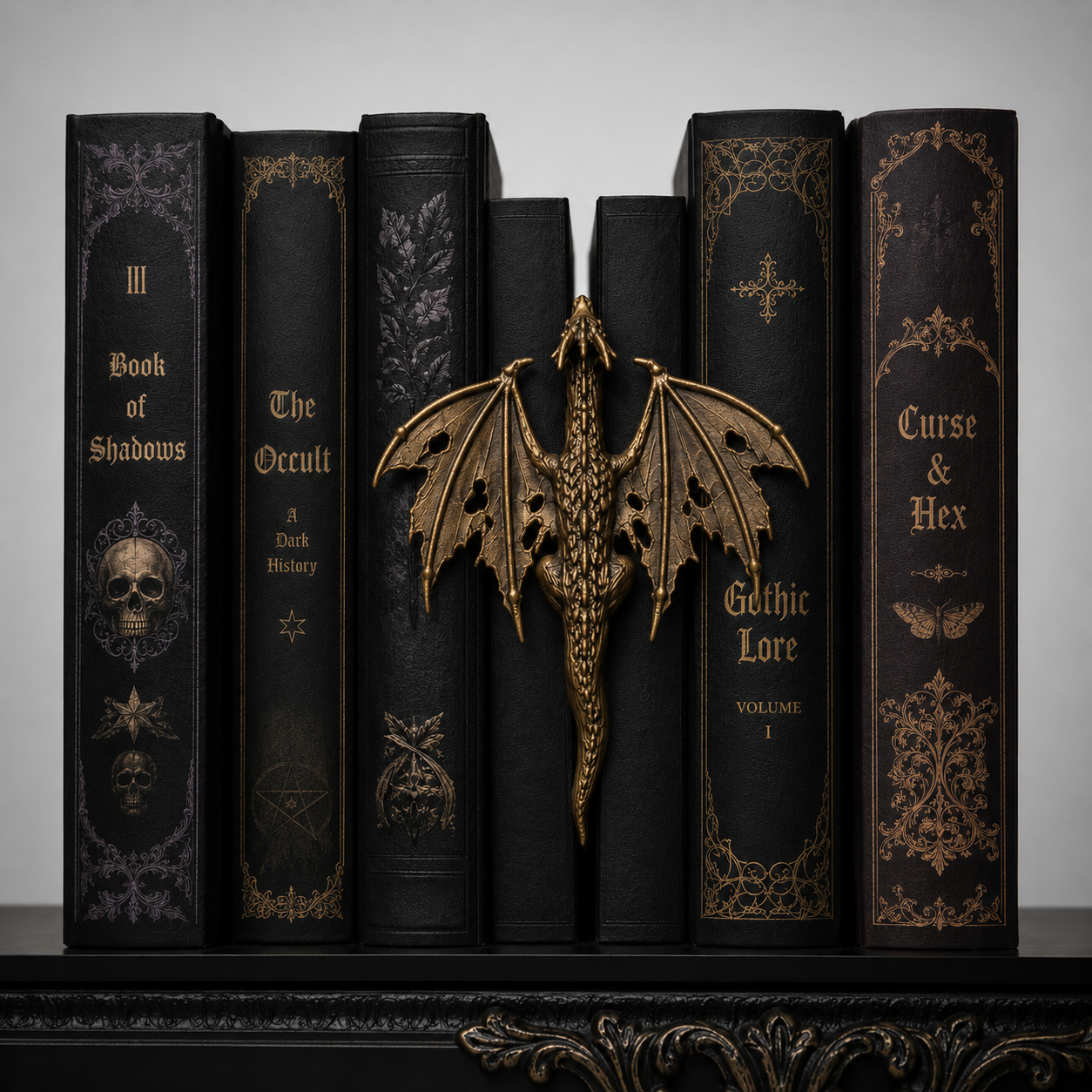 Tattered Dragon Book Spine Hugger