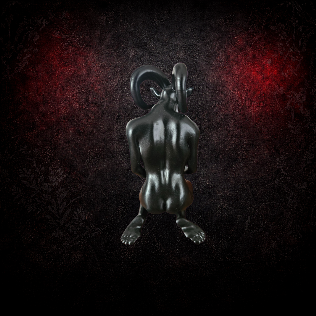 Gothic female Baphomet statue occult alternative home decor