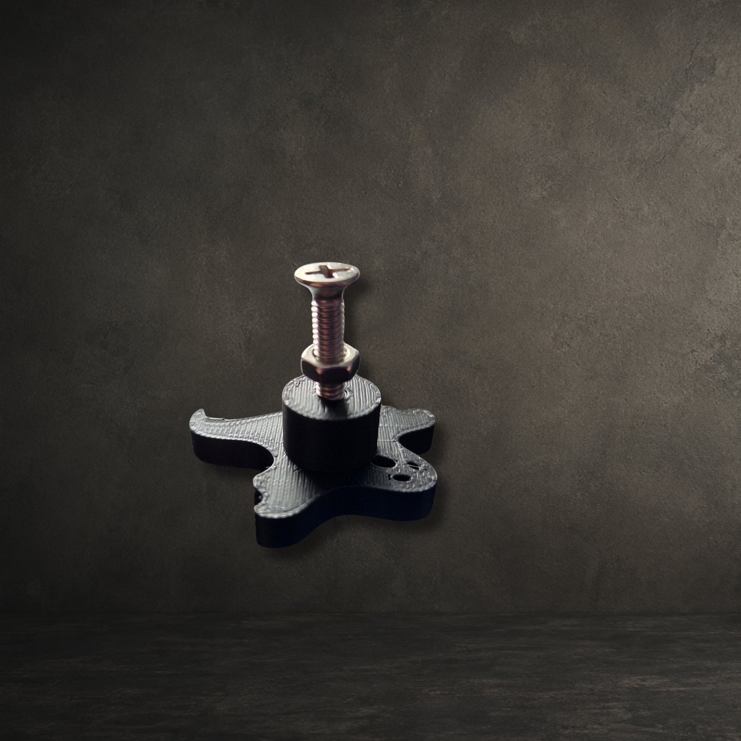 Ghost cupboard pull handle in durable PLA plastic, ideal for spooky home decorating and gothic interiors.