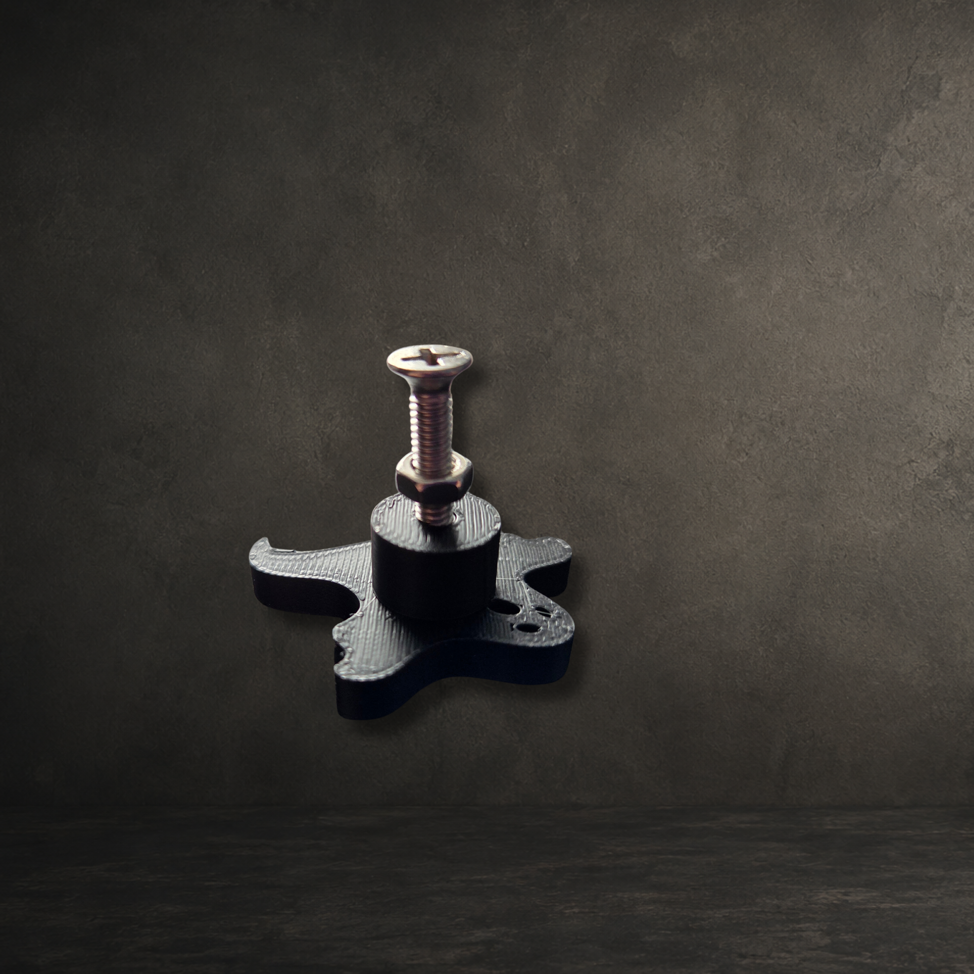 Ghost cupboard pull handle in durable PLA plastic, ideal for spooky home decorating and gothic interiors.