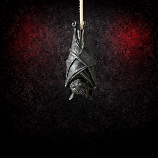 Gothic bat light pull bathroom decor
