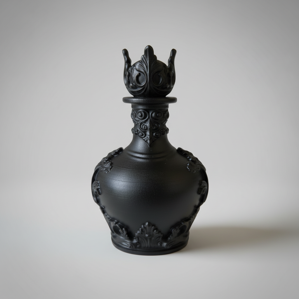 Potion bottle bathroom pull cord decor