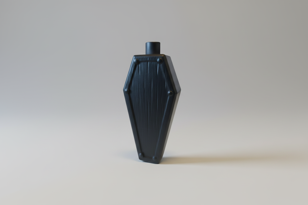 Coffin themed gothic light pull