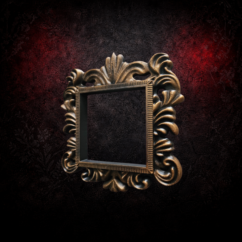 Gothic filigree light switch surround decorative wall frame