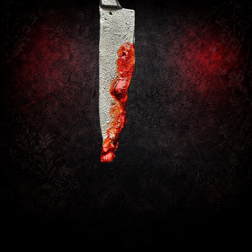 Gothic knife pendant dark jewellery