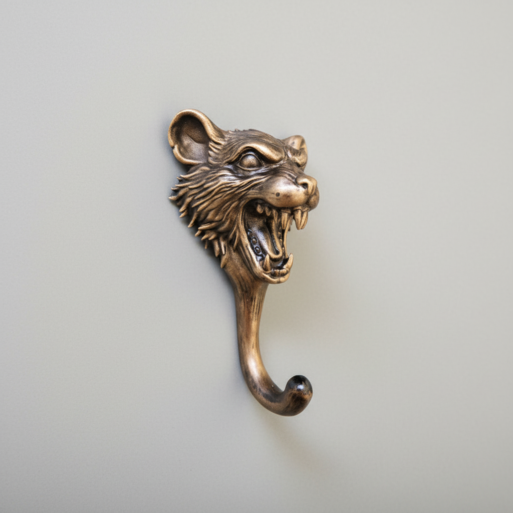Gothic rat king coat hook dark home decor

