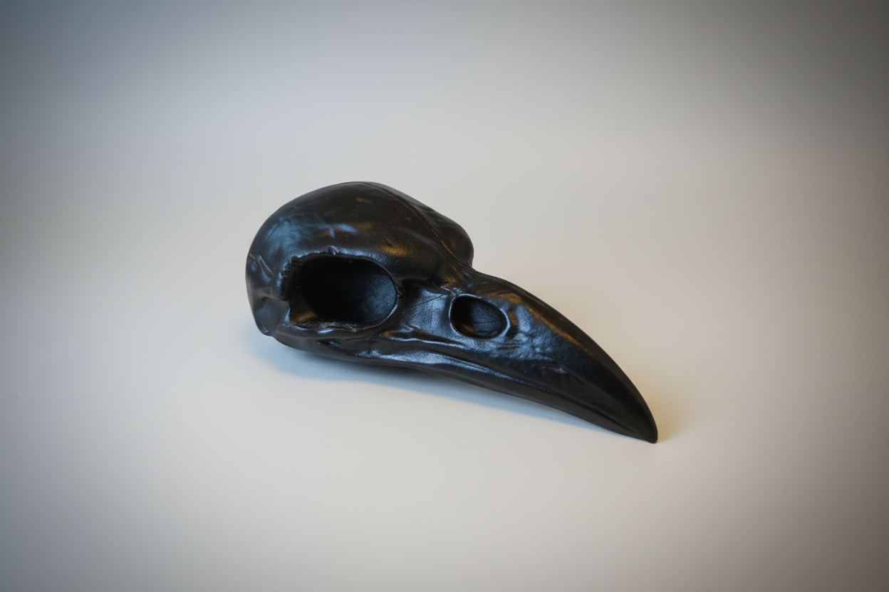 skull themed gothic pull cord