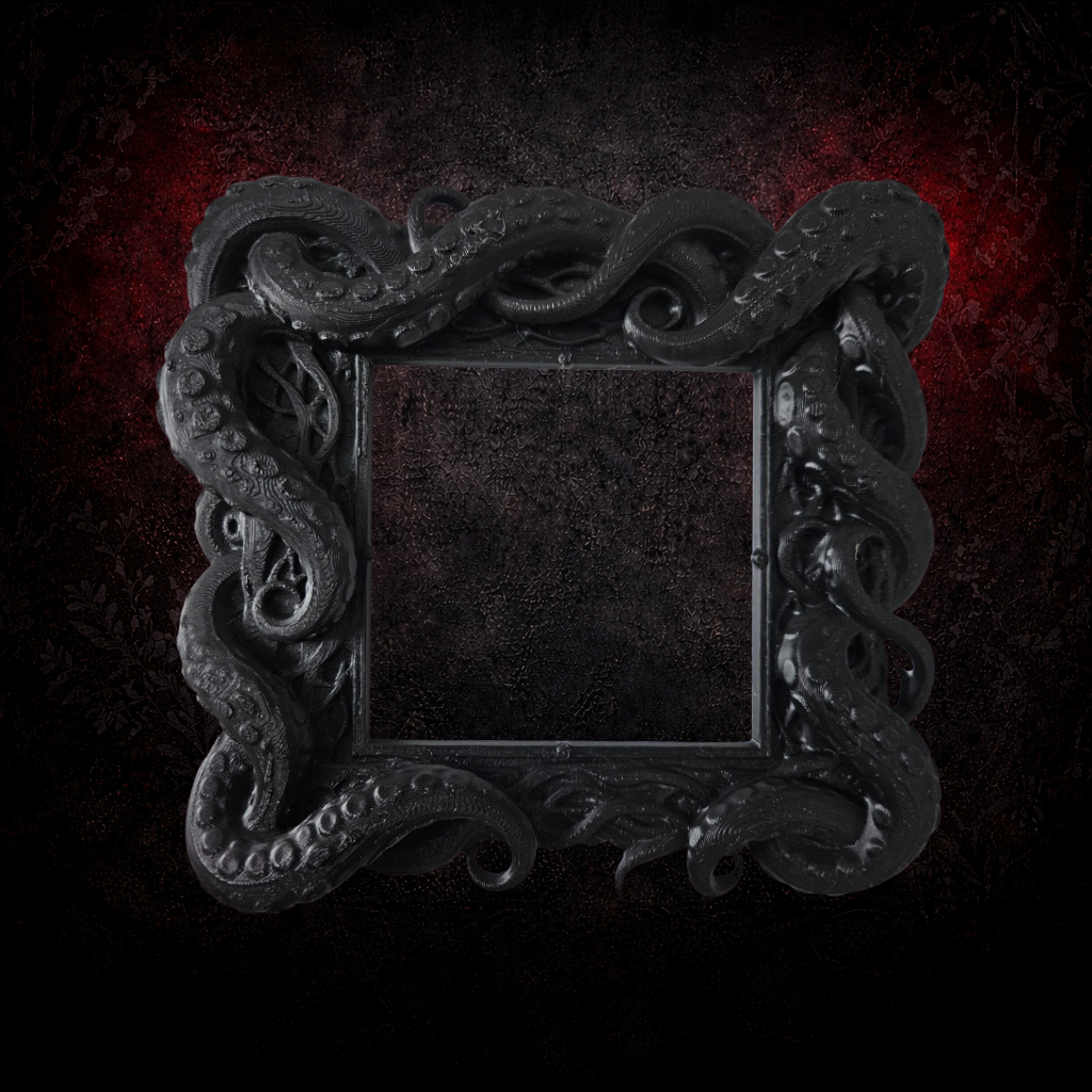 Gothic tentacle light switch surround UK wall detail