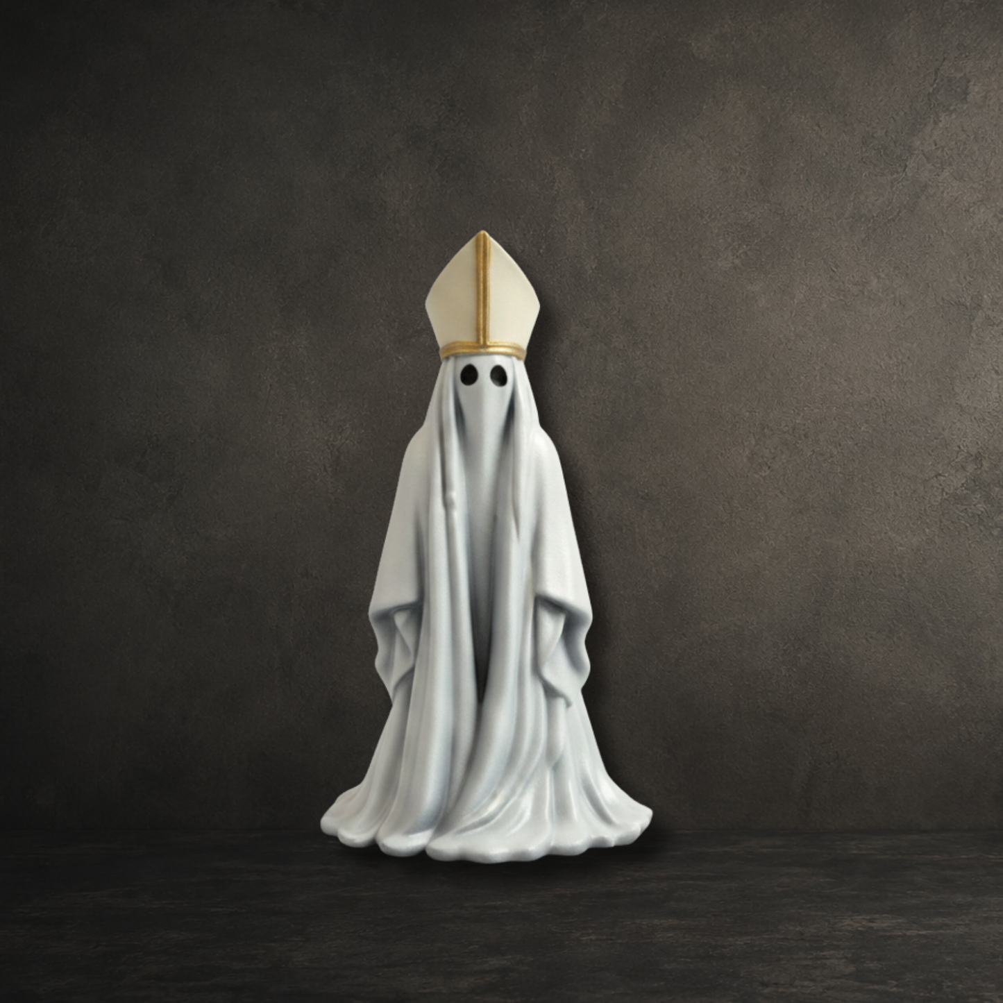 Small gothic bishop ghost collectible for home décor