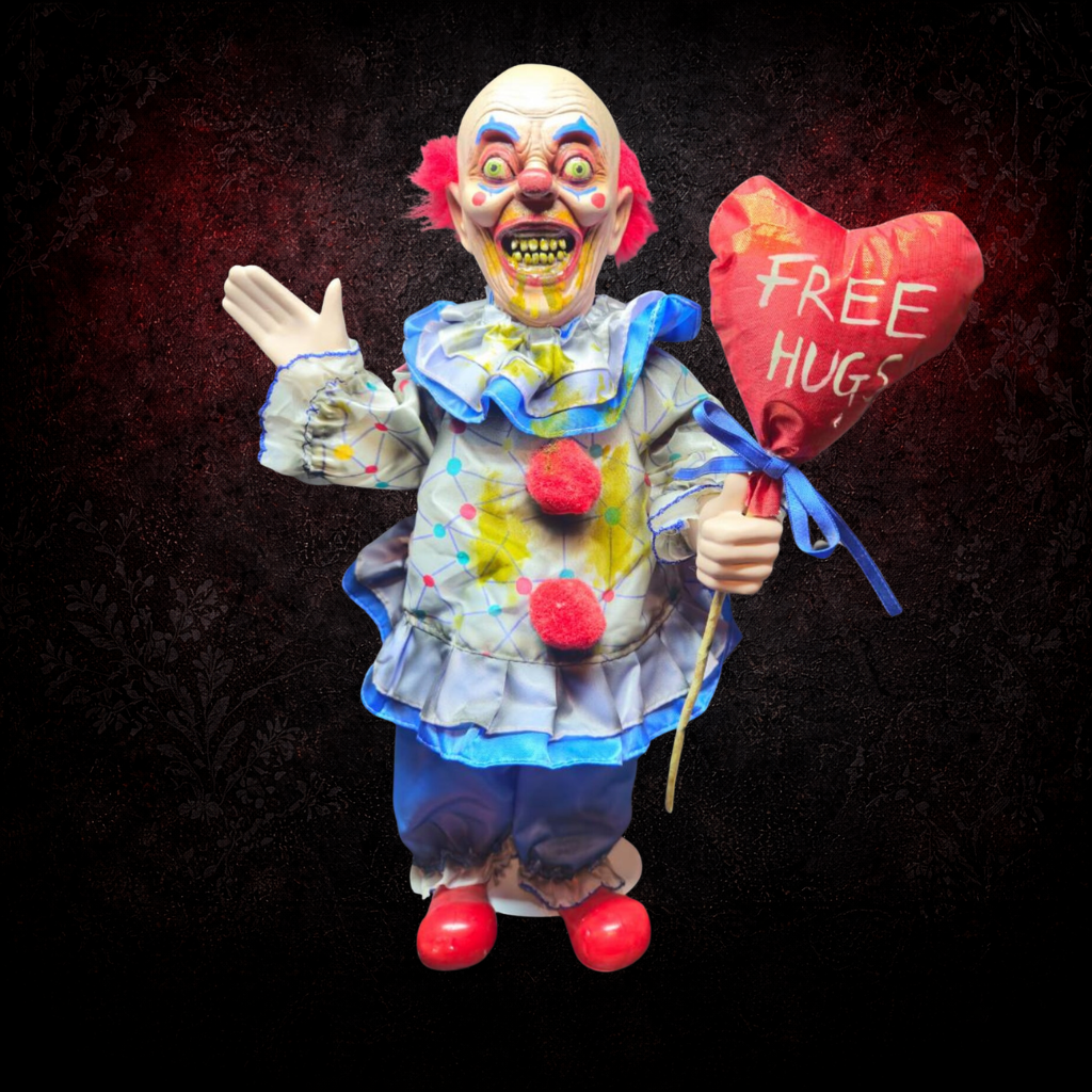 Horror clown doll oddity carnivale escapee collectible