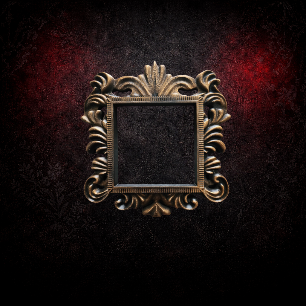 Ornate gothic light switch surround wall decor