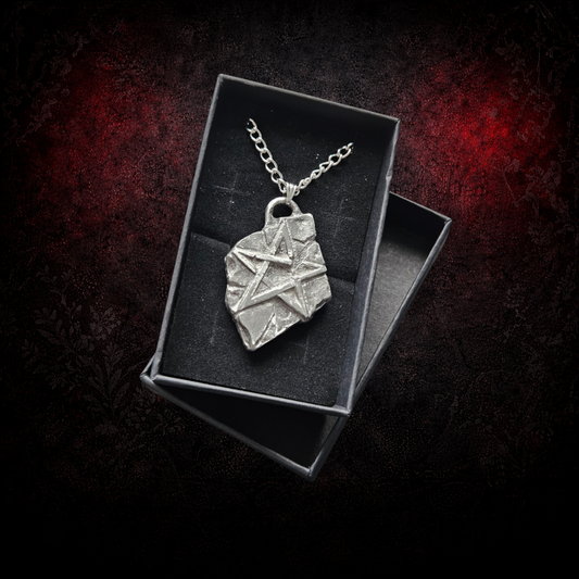 Pentagram pendant gothic occult jewellery