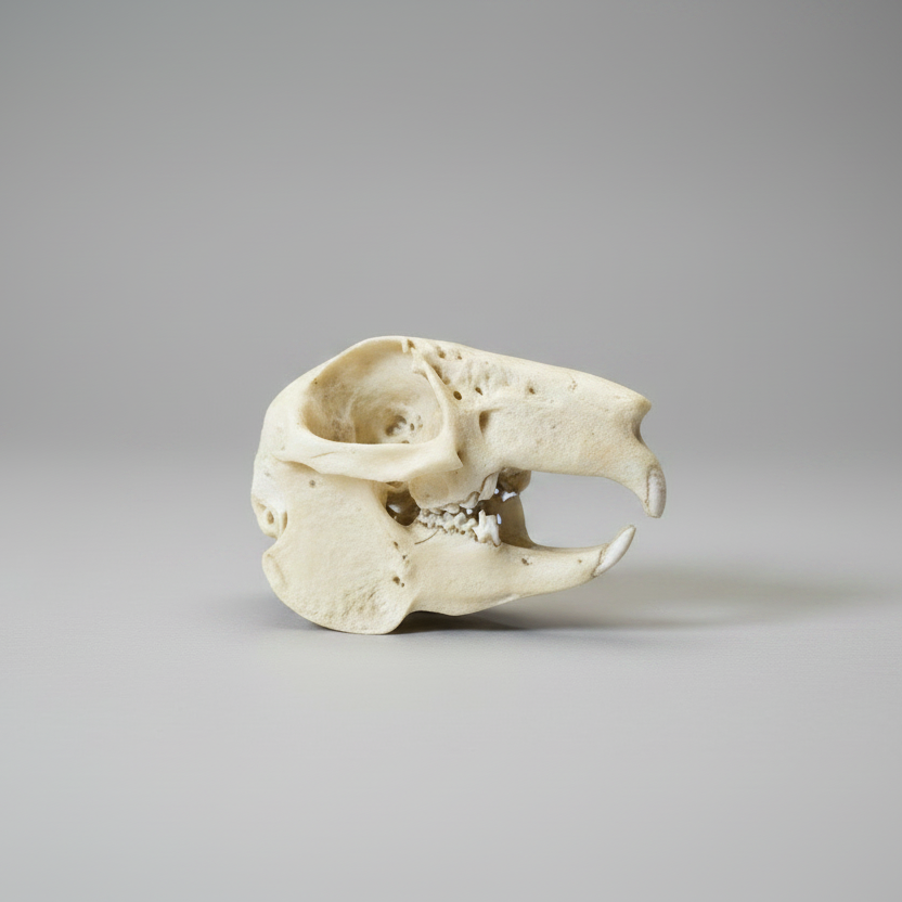 Rabbit Skull Faux Taxidermy | Hand Painted Gothic Oddity Decor