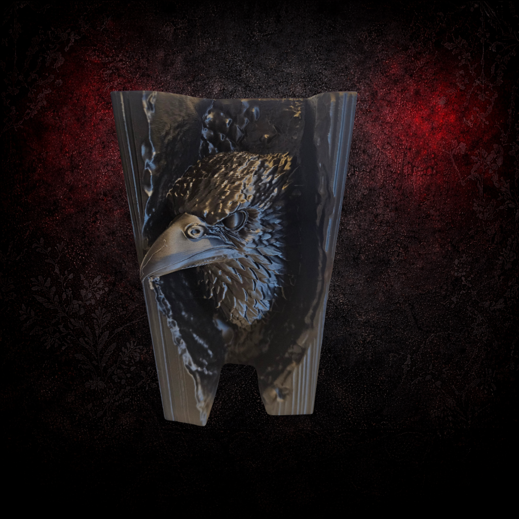 raven decor book nook shelf insert