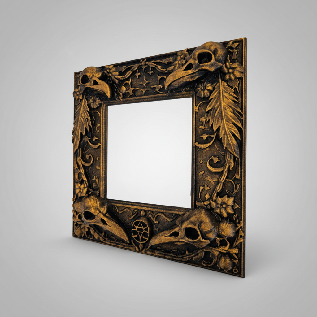 Corvid Requiem Raven Light Switch Surround