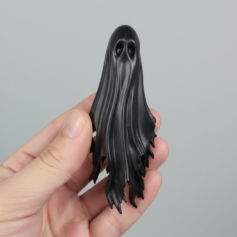 Gothic ghost book spine hugger shelf decor for book lovers and haunted libraries