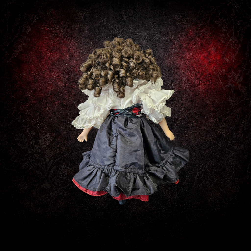 One of a kind horror art doll gothic collectible display piece