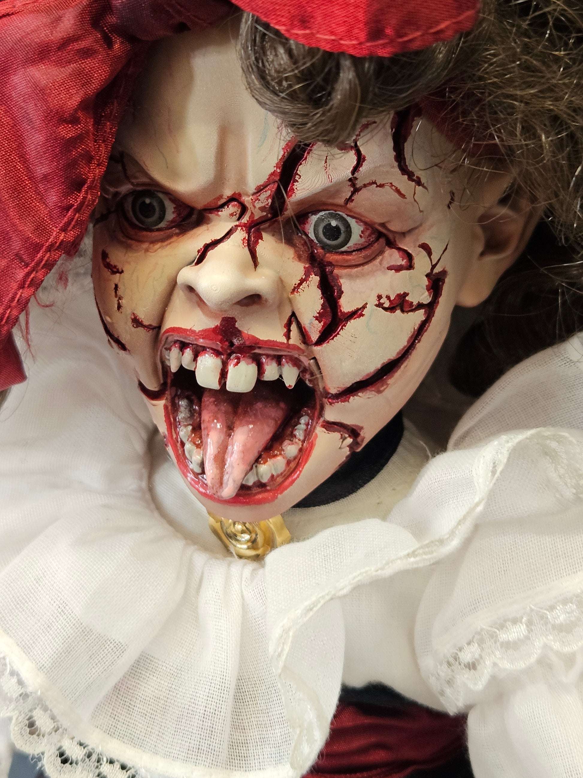 art doll gothic collectible display piece