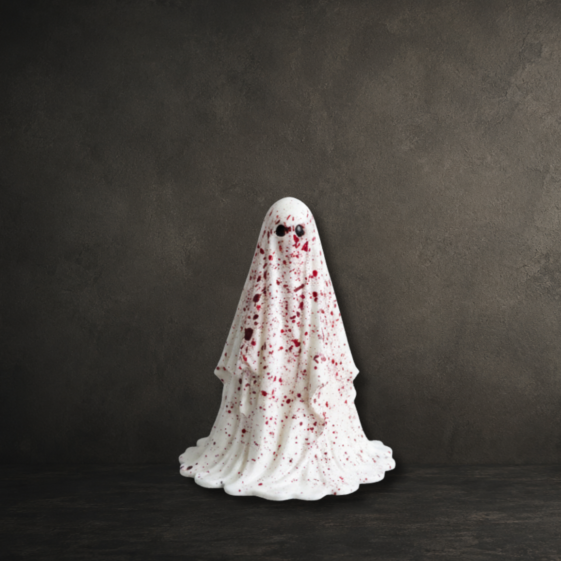 The Crimson Haunt blood spattered ghost figurine from The First Haunting collection